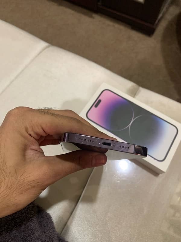 iPhone 14 Pro Max 256GB deep purple JV with box 4