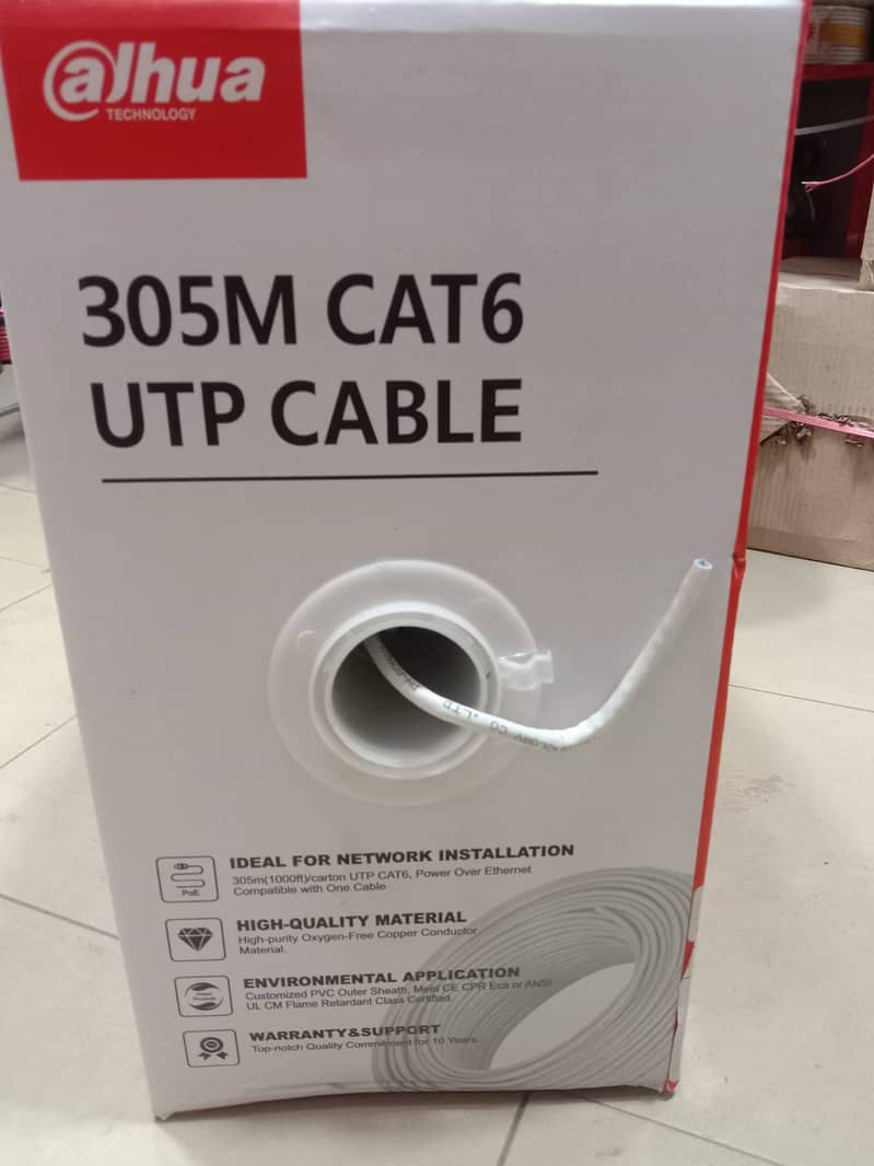 Cat 6 Cable/ D-Link / networking / cctv Cameras / ip cameras / 1 gbps 2