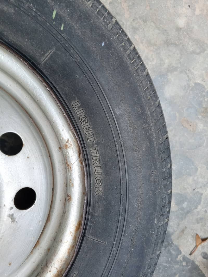 Bridgestone tyre with Rim 165/13 Indonesia made 4