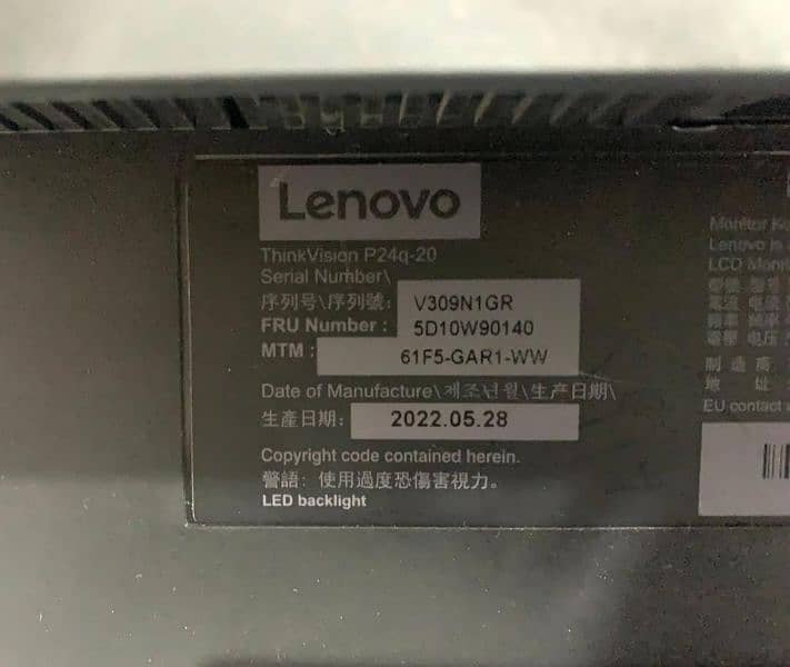 Lenovo ThinkVision LED 3