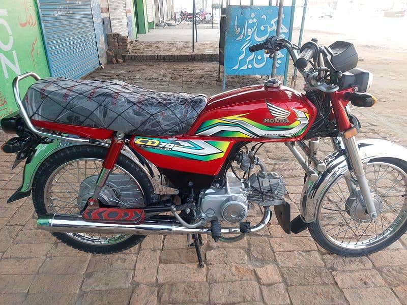 Honda CD 70 Model 22 Shape23 Fresh motorcycle For Sale 2