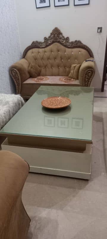 6 seater sofa set with table for sale 3