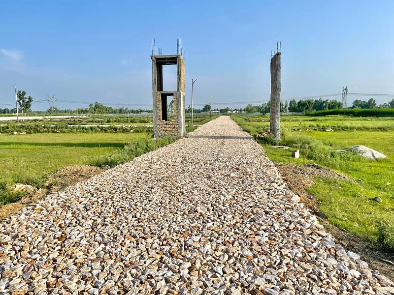 Luxury Plots Are Available In Canal View Mardan On Easy Installment 2