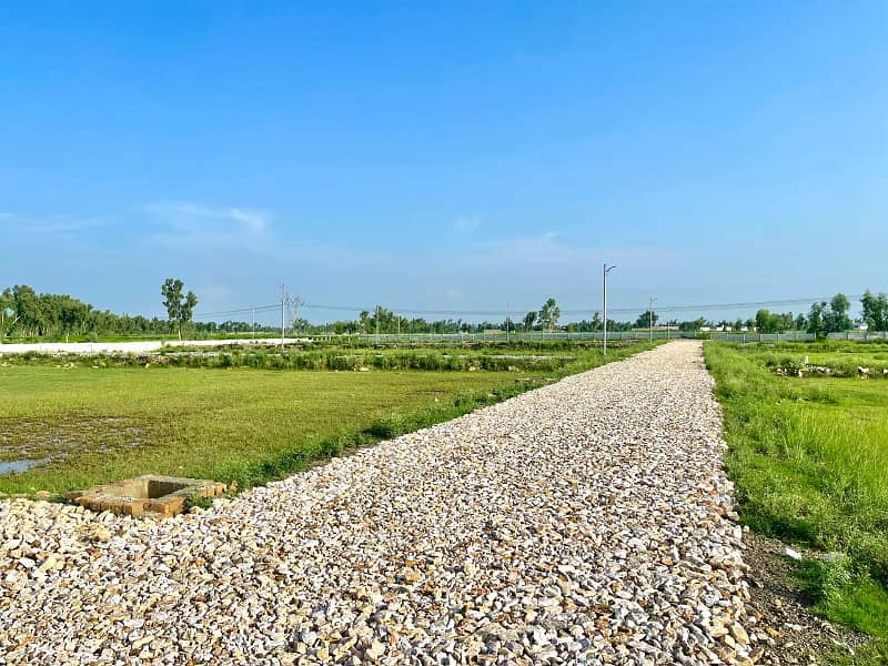 Luxury Plots Are Available In Canal View Mardan On Easy Installment 4