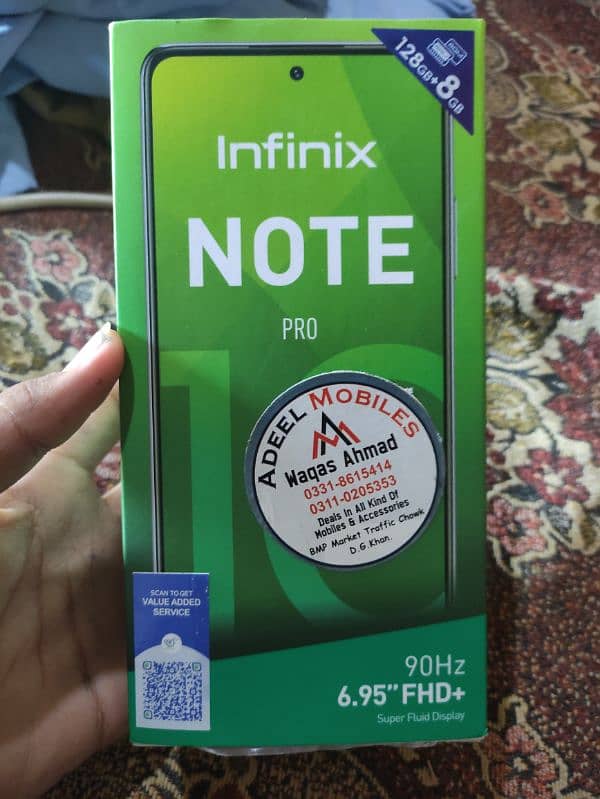 INFINIX NOTE 10 PRO 8/128 ONLY FOR EXCHANGE 0