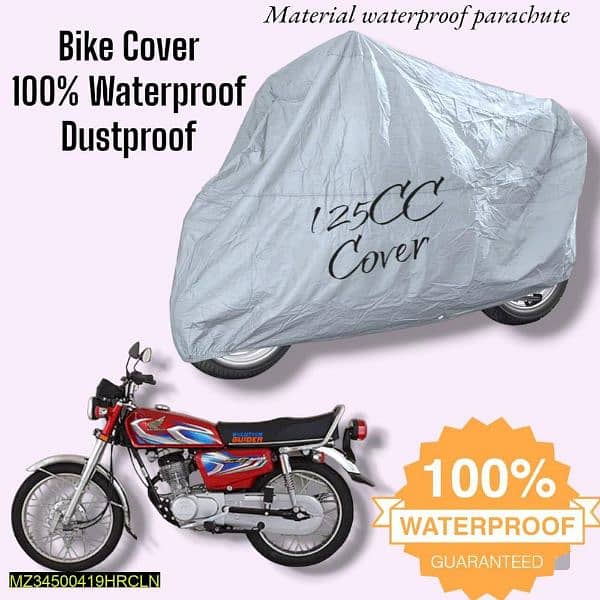 1 pcs parachute motorbike cover 125cc 70cd size 0