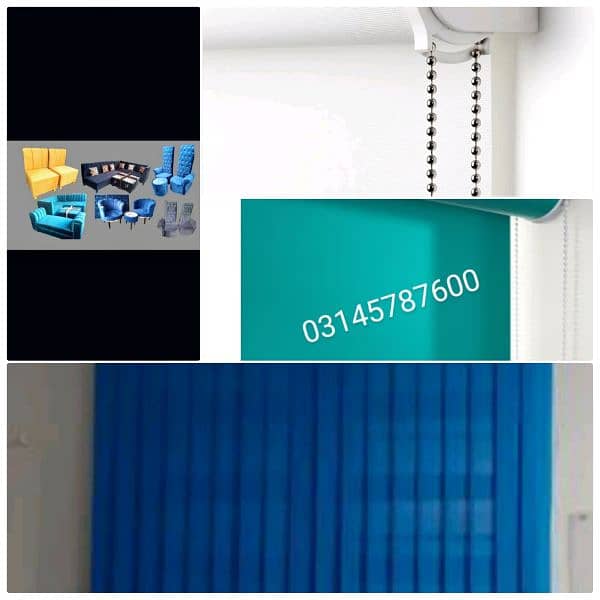 All types of blinds curtains furniture available 1