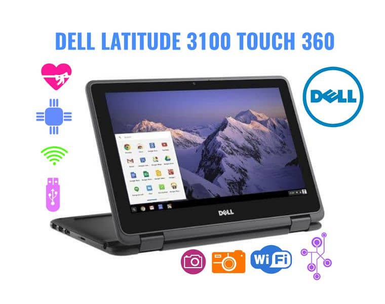 Dell 3100 Touch 360 4/32 Double CAM 2029 Update Chromebook HP Lenovo 0