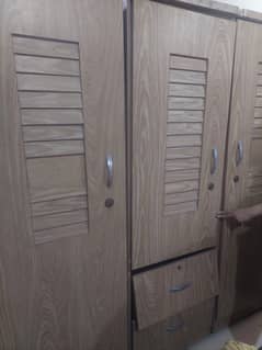 3 door wooden Cupboard for sale