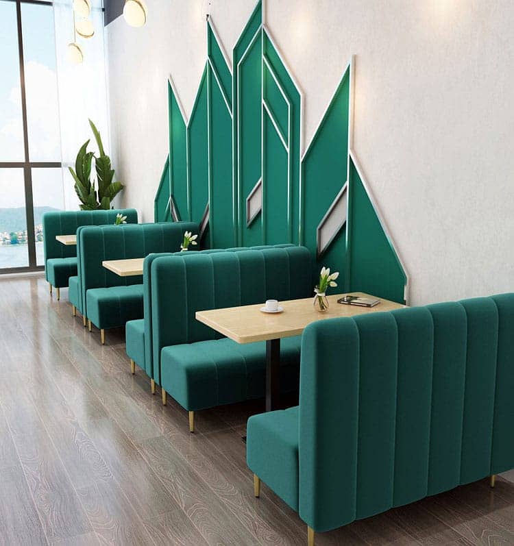 Restaurant sofa set/ Combo Sofa For Restaurant/Luxury Sofa 8