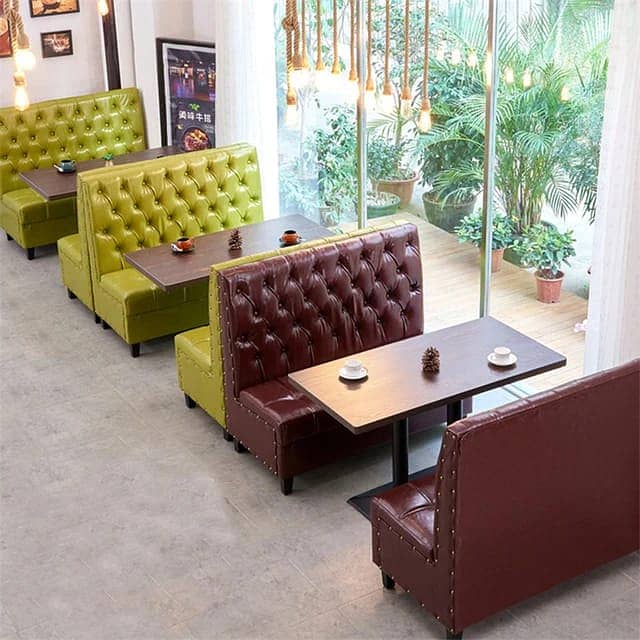 Restaurant sofa set/ Combo Sofa For Restaurant/Luxury Sofa 11