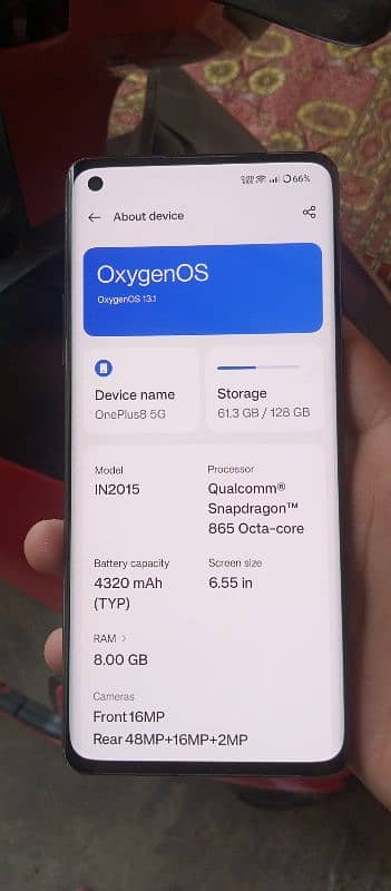 OnePlus8 (Doul Sim) 5G , 8+8/128 1