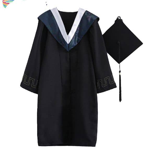 graduation gown cap tussle stole sash hood 0