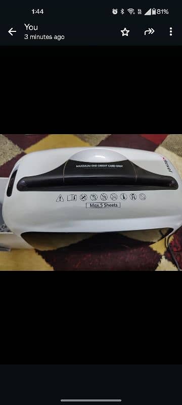 rexel paper shredder for sell 1