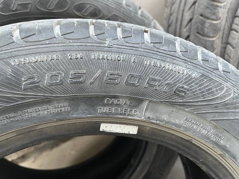 Good Year Tyres 205/16/60 1