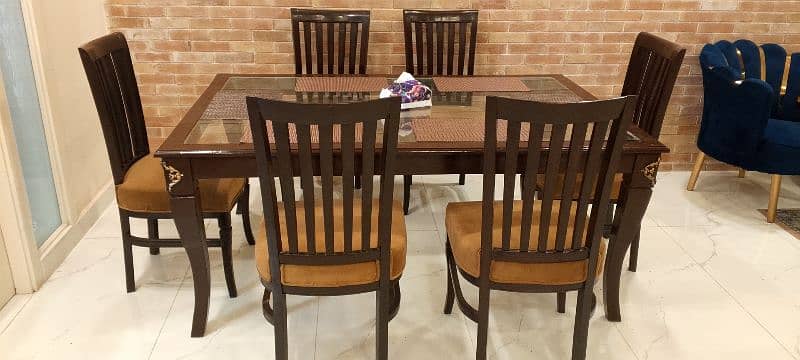 Dining table / Wooden table / Six seater / Pure Wooden / 0