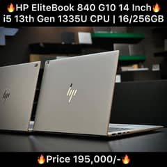 HP EliteBook 840 G10 14 inch i5 13th Gen 1335U Cpu 16GB 256GB