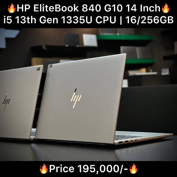 HP EliteBook 840 G10 14 inch i5 13th Gen 1335U Cpu 16GB 256GB 0