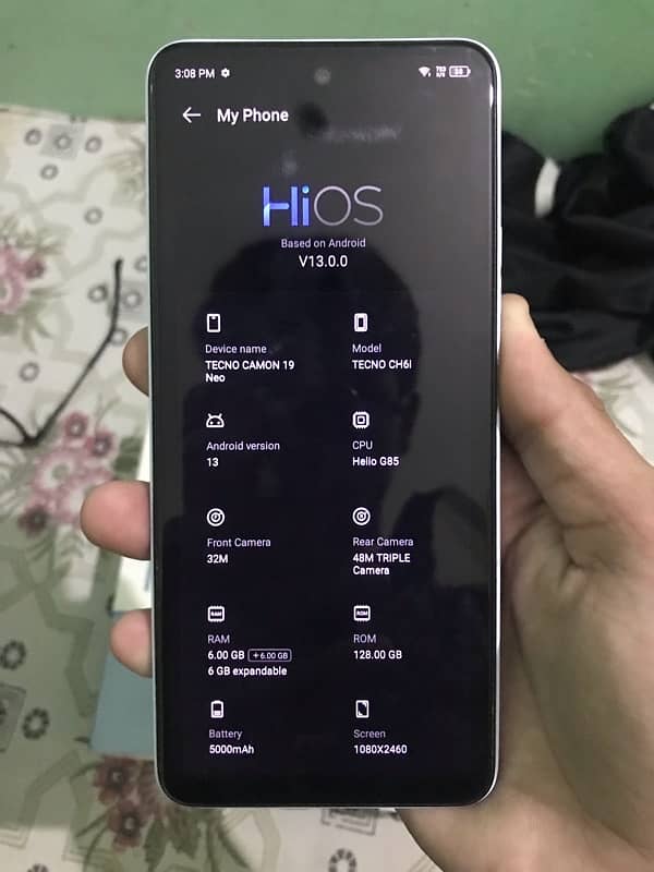 Camon 6+6gb//128gb Saf Set No open 3