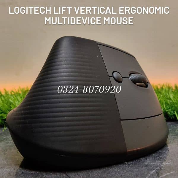 Logitech Lift Vertical Ergonomic Multidevice Bluetooth Wireless Mouse 1