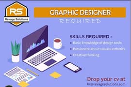 Graphic Designer Required at print shop