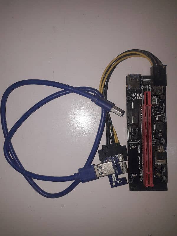 PCIe Extender Riser Card Adapter USB 3.0 3