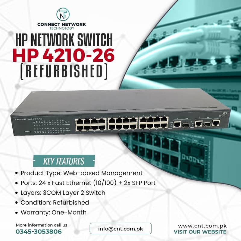 HP NETWORK SWITCH HP 4210-26 0