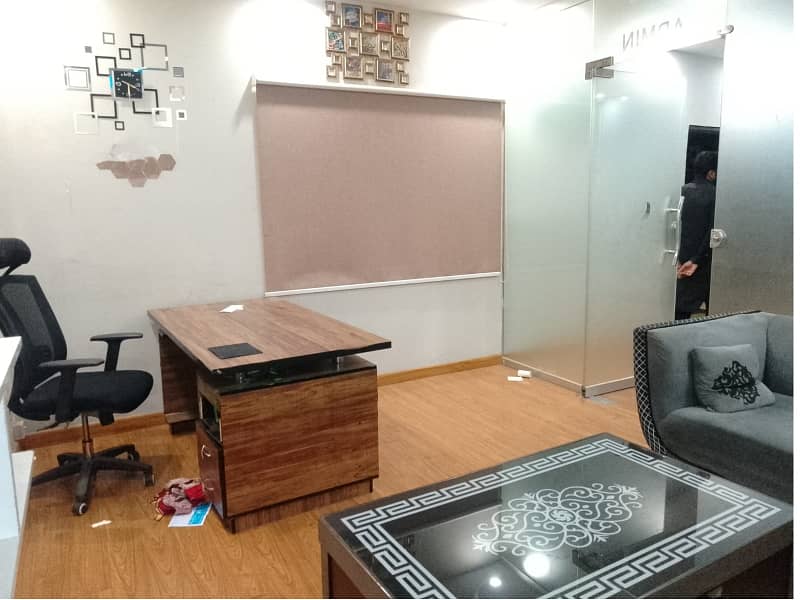 Investment Corridor And Builders Proudly Offer Fully Furnished Area 1200 Square Feet Corporate Office Available For Rent in Main Boulevard Road Gulberg 3 Lahore 4