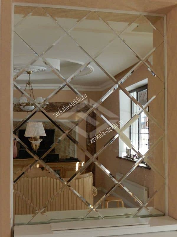 mirror wall decoration glass design bedrooms mirror glass decoration 2