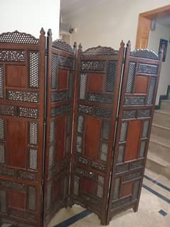 Wooden room divider