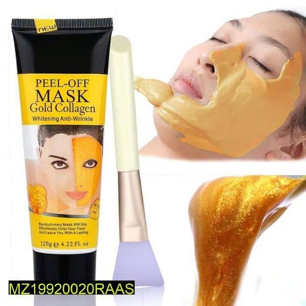 peel off gold collagen mask ,120g 3