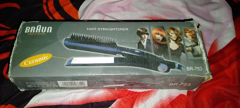 Braun hair straightener 5