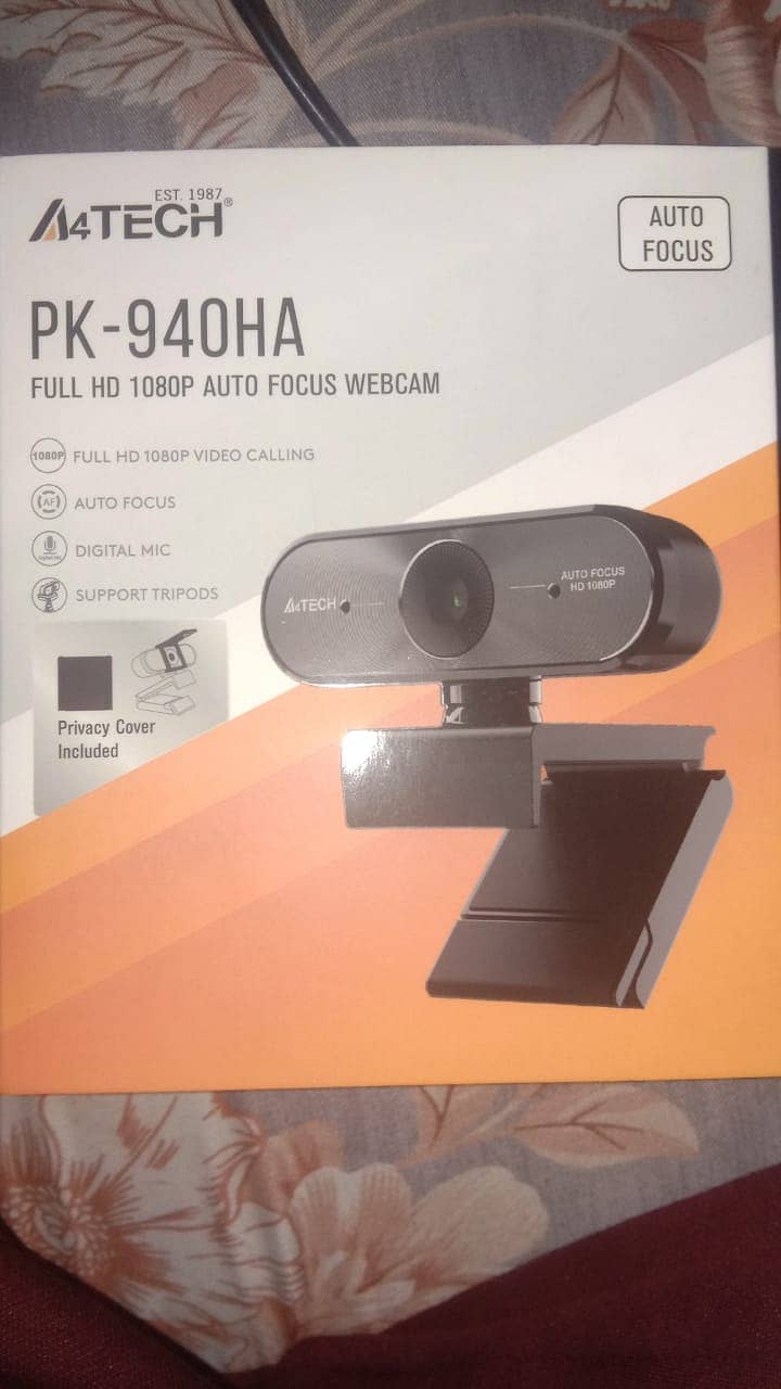 A4TECH pk-940HA FULL HD 1080P AUTO FOUCS WEBCAM 0