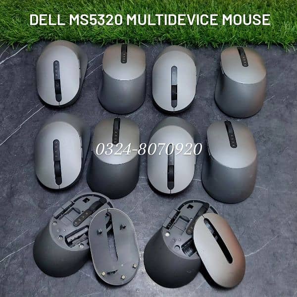 Dell Multidevice Bluetooth Wireless Mouse Grey MS5320 Macbook iMac PC 1