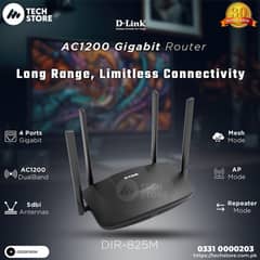 Dlink Gigabit Router DIR-825M Wireless AC 1200 Dual Band Branded used