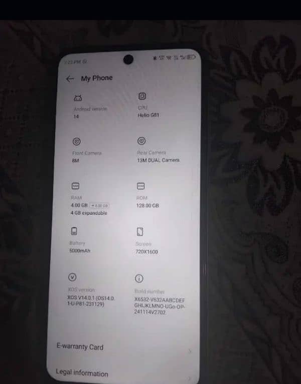 Infinix smart 9 ( 4/128 ) 6