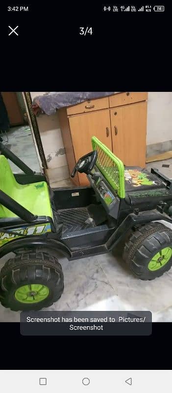 kids rechargeable jeep 1