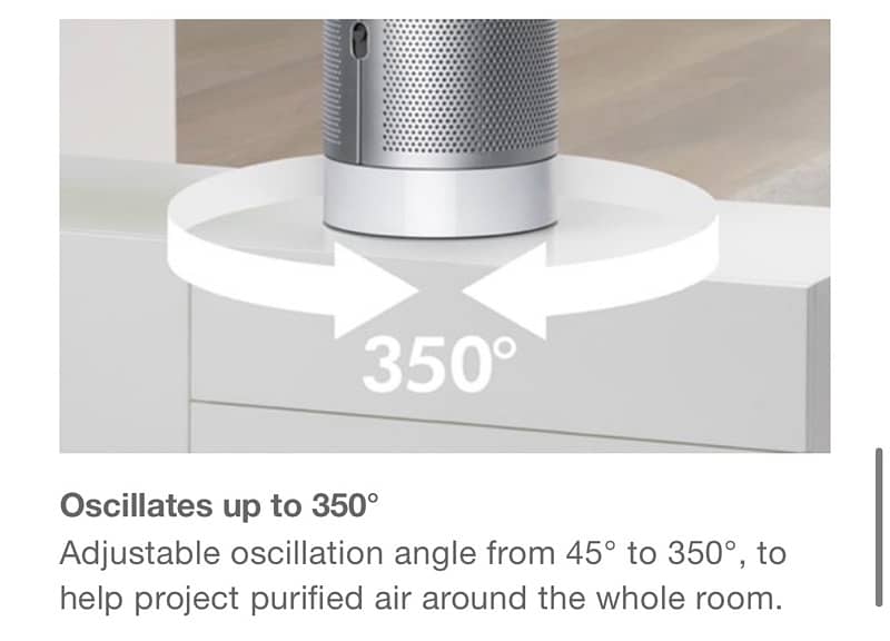 Dyson Purifier Cool Airpurifier and fan, model TP07 14