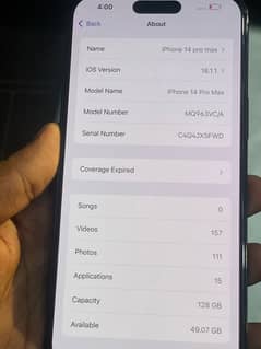 I phone 14 Pro Max Non PTA