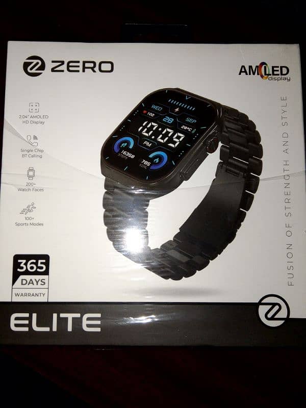 Smart watch zero elite 1 year warranty 0