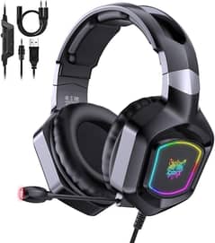 ONIKUMA X8 RGB Gaming Headset with Noise Isolating Microphone