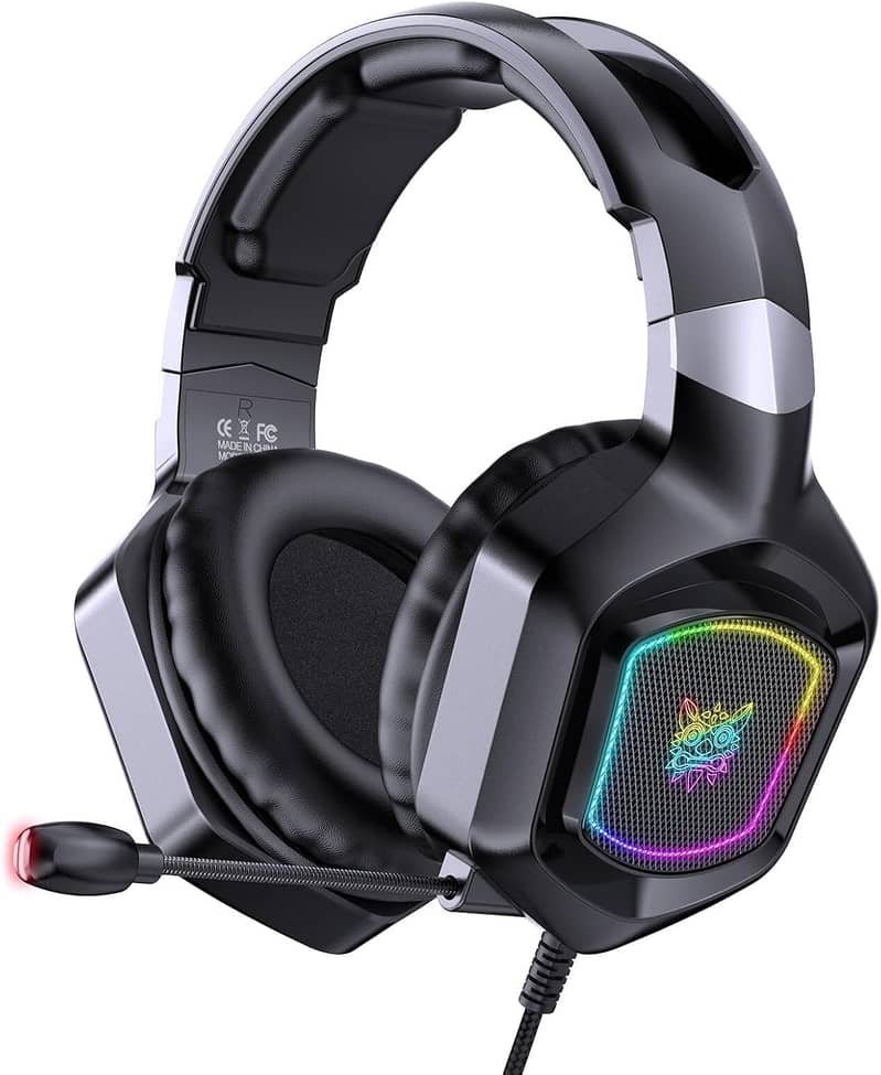 ONIKUMA X8 RGB Gaming Headset with Noise Isolating Microphone 1