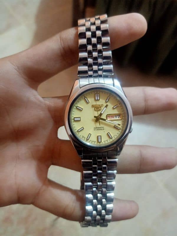 Seiko 5 automatic watch for sale,good condition,7s26 original movement 0