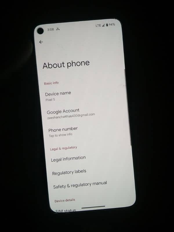 Google Pixel 5  8/128 GB 1