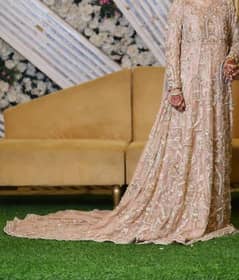 bridal dress/reception maxi/nikkah wear/bridal dress/barat lehnga