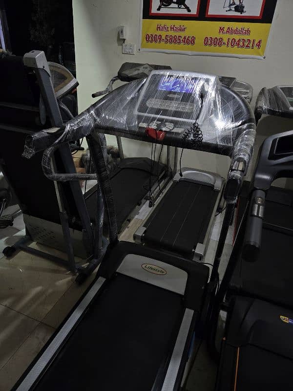 treadmill 0308-1043214 manual treadmill/elliptical/spin bike/home gym 8