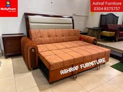 Double bed/Sofa cum bed/Double cumbed/Sofa/L Shape/Combed/Centre table