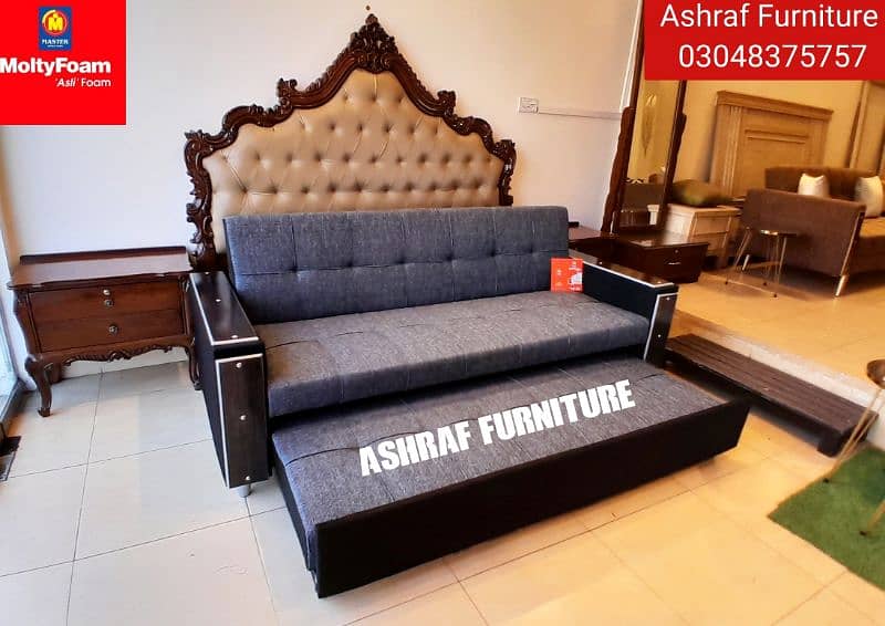 Sofa cum bed/Double cumbed/Sofa/LShape/Combed/Dewan/Double bed/Bed set 19