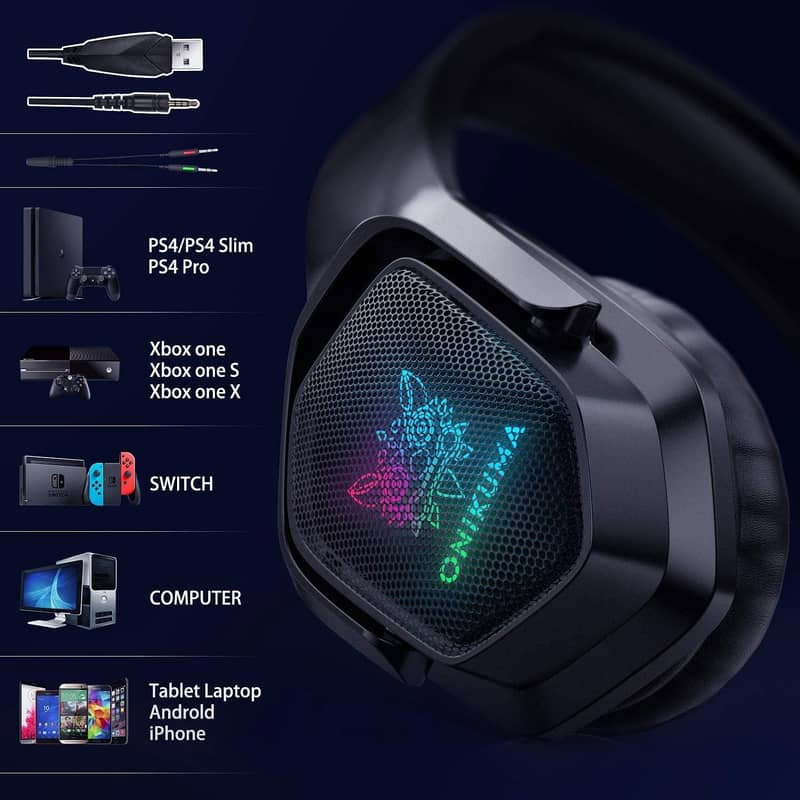 Onikuma X4 Led Rgb Headphone 1