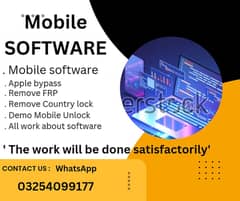 Mobile Software, Apple Bypass, FRP Remove Country Lock, Mobile Unlock